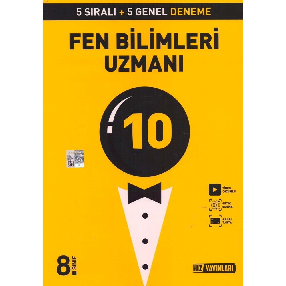 HIZ 8.SINIF UZMAN DENEME FEN BİLİMLERİ 10 LU