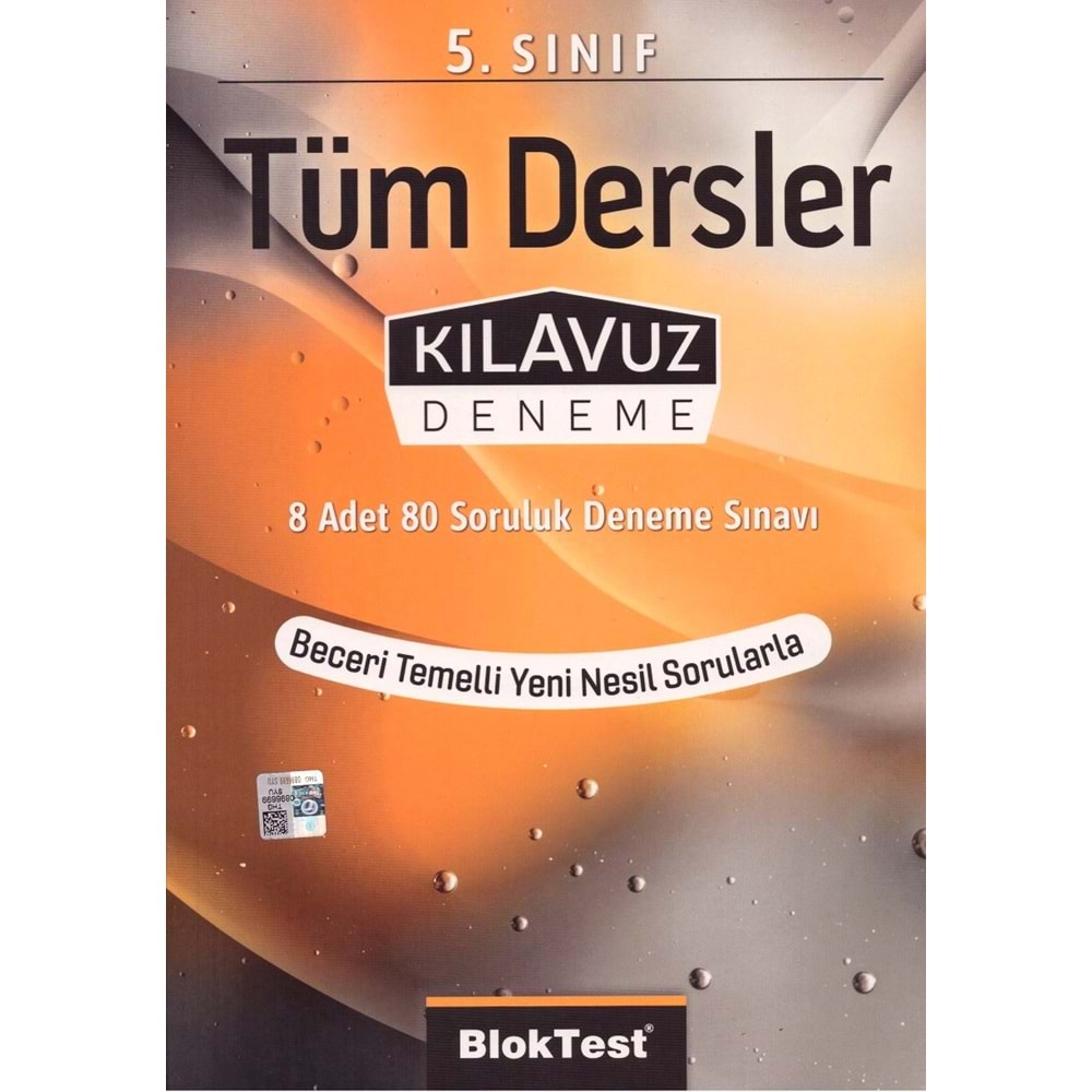 BLOKTEST 5.SINIF TÜM DERSLER KILAVUZ DENEME