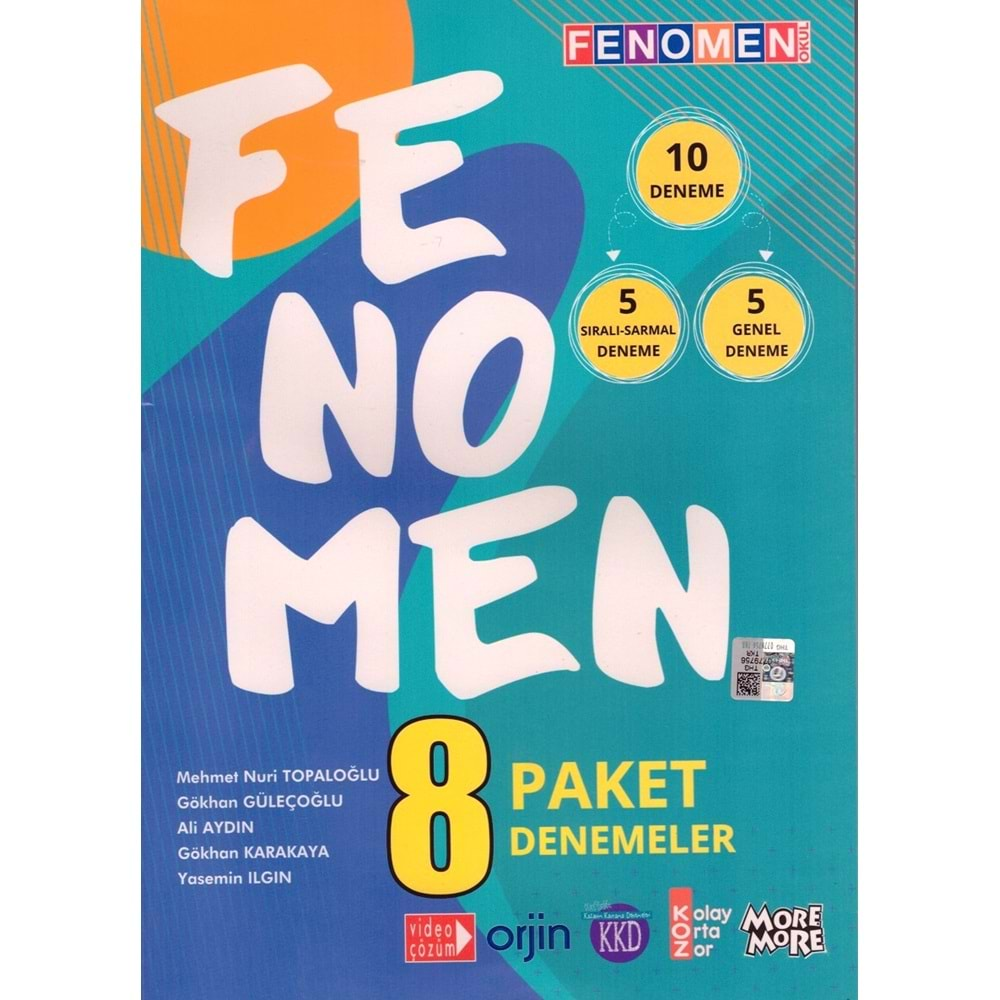 FENOMEN 8.SINIF TÜM DERSLER PAKET DENEMELER