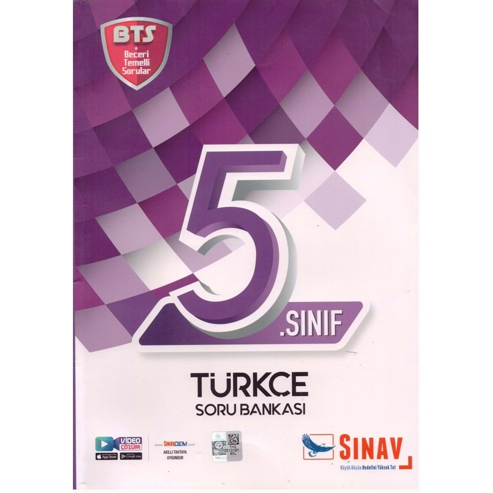 SINAV 5.SINIF BTS TÜRKÇE SORU BANKASI