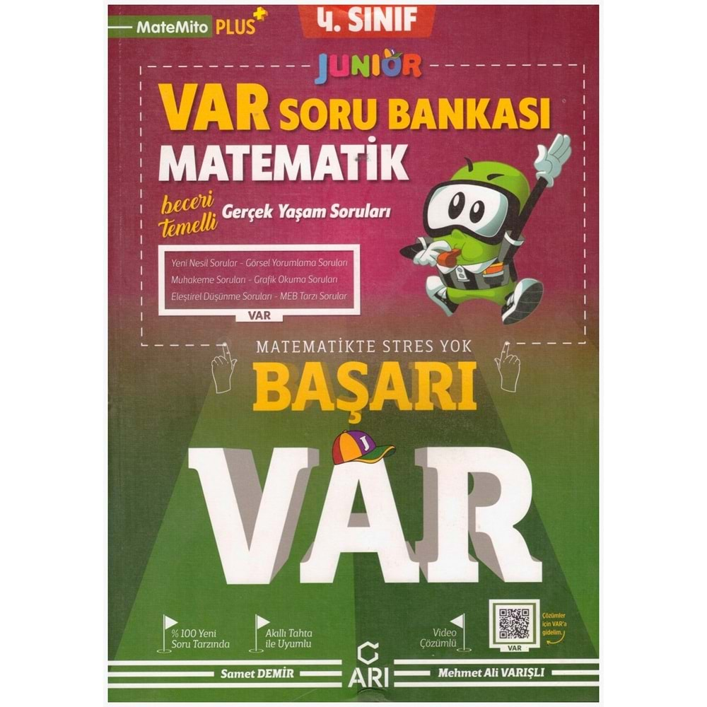 ARI 4.SINIF VAR JUNIOR MATEMATİK SORU BANKASI