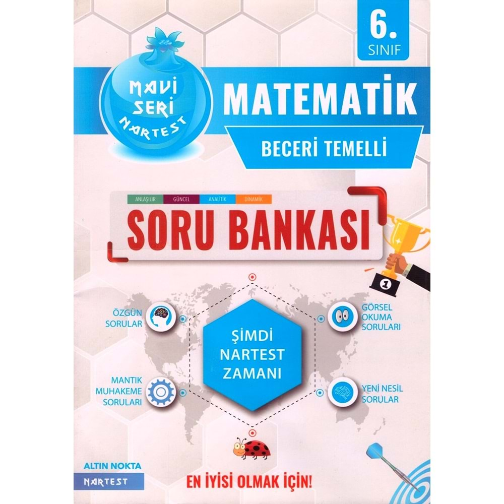 NARTEST 6.SINIF MAVİ MATEMATİK SORU BANKASI