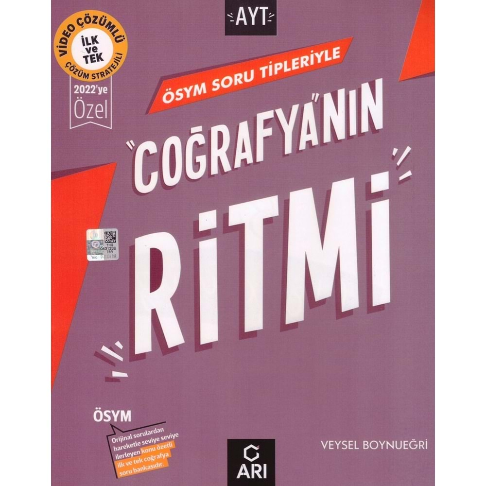 ARI AYT COĞRAFYA NIN RİTMİ