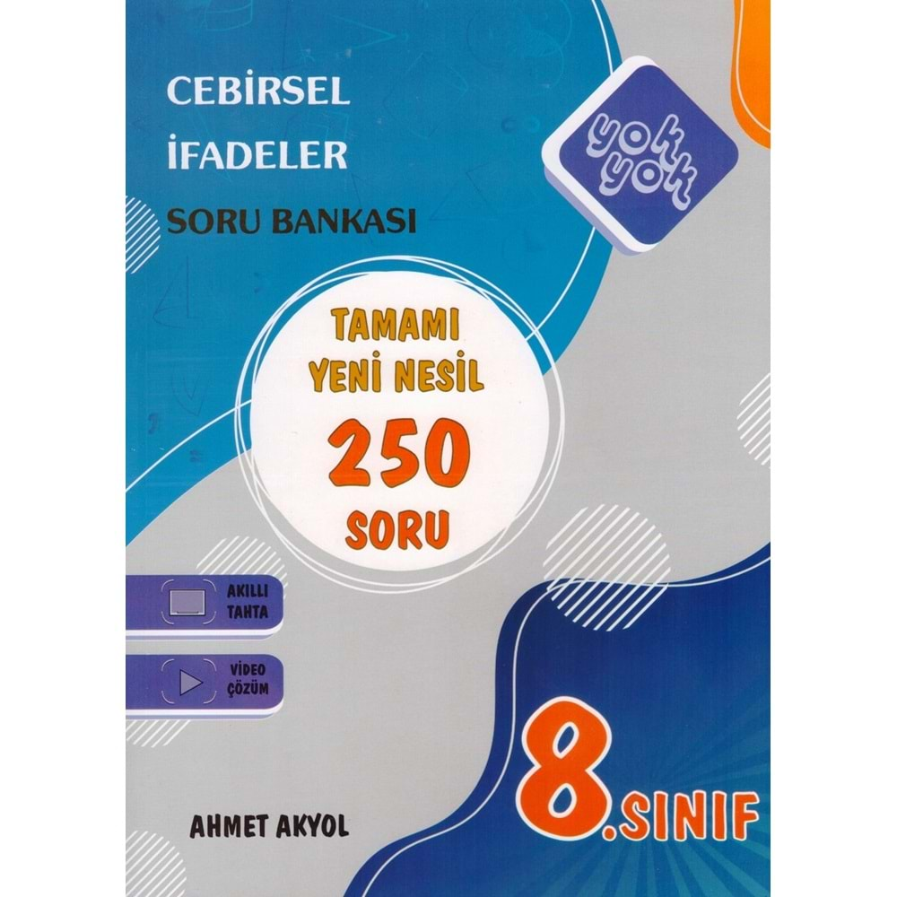 YOKYOK LGS CEBİRSEL İFADELER SORU BANKASI