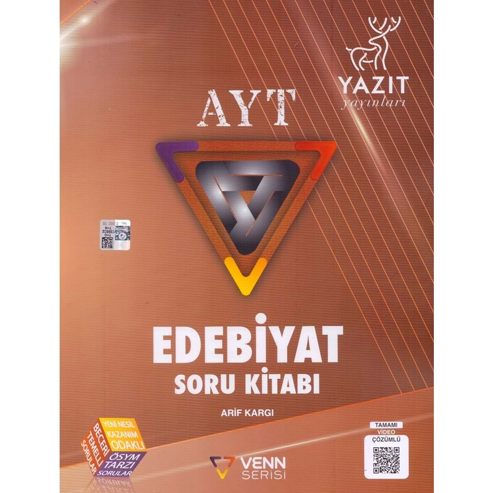 YAZIT AYT VENN SERİSİ EDEBİYAT SORU KİTABI