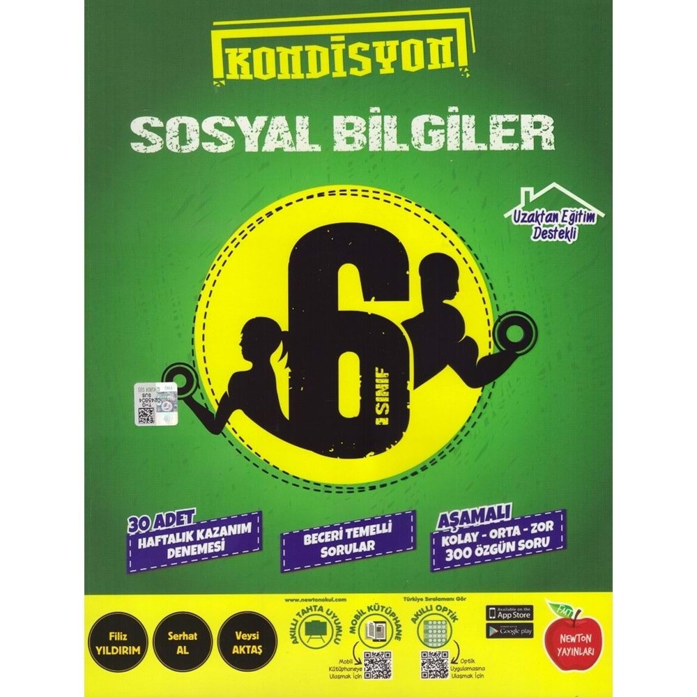 NEWTON 6.SINIF KONDİSYON SOSYAL BİLGİLER DENEME