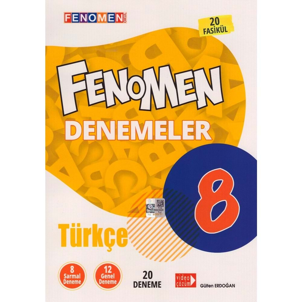 FENOMEN 8.SINIF TÜRKÇE DENEMELER ( 20 DENEME )