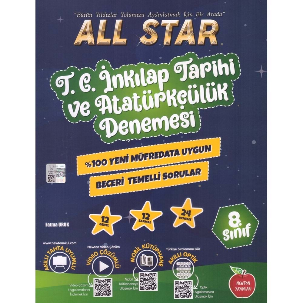 NEWTON 8.SINIF ALL STAR T.C. İNKILAP TARİHİ DENEMESİ