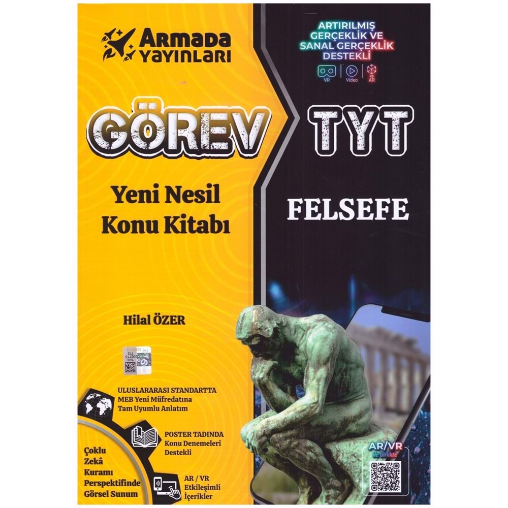 ARMADA GÖREV TYT FELSEFE YENİ NESİL KONU KİTABI