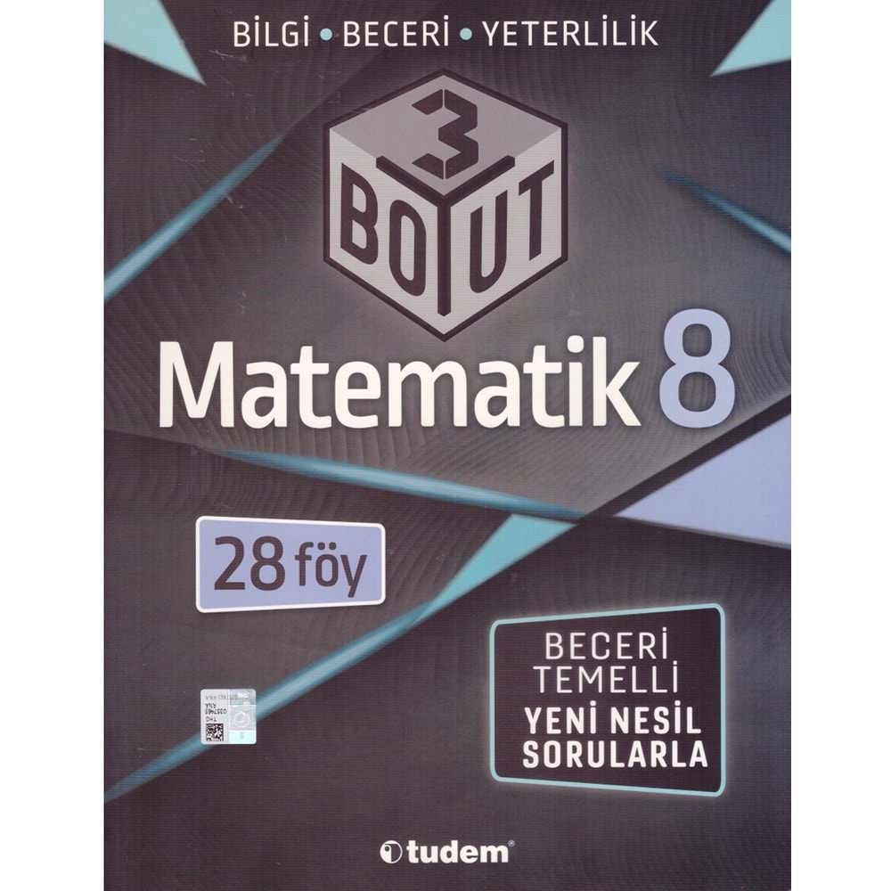 TUDEM 8.SINIF 3 BOYUT MATEMATİK FÖY