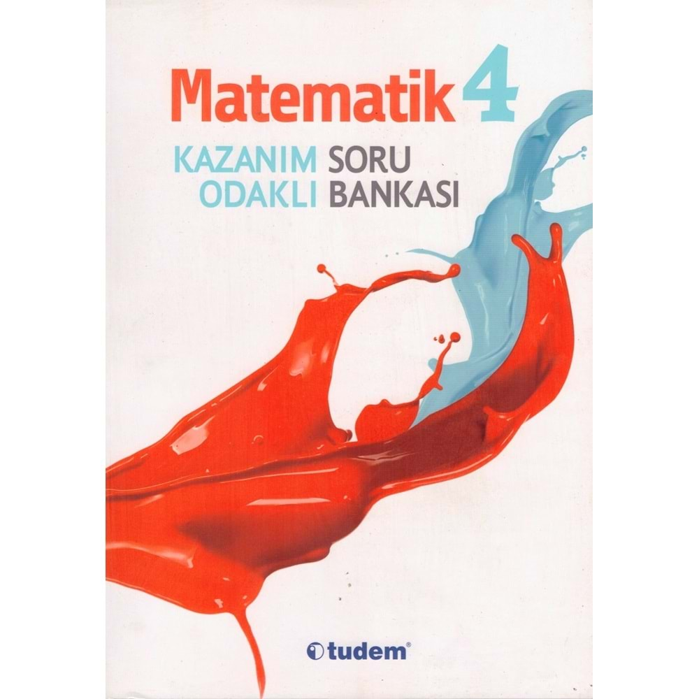 TUDEM 4.SINIF MATEMATİK KAZANIM ODAKLI SORU