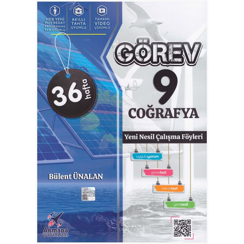 ARMADA 9.SINIF GÖREV COĞRAFYA ÇALIŞMA FÖYLERİ