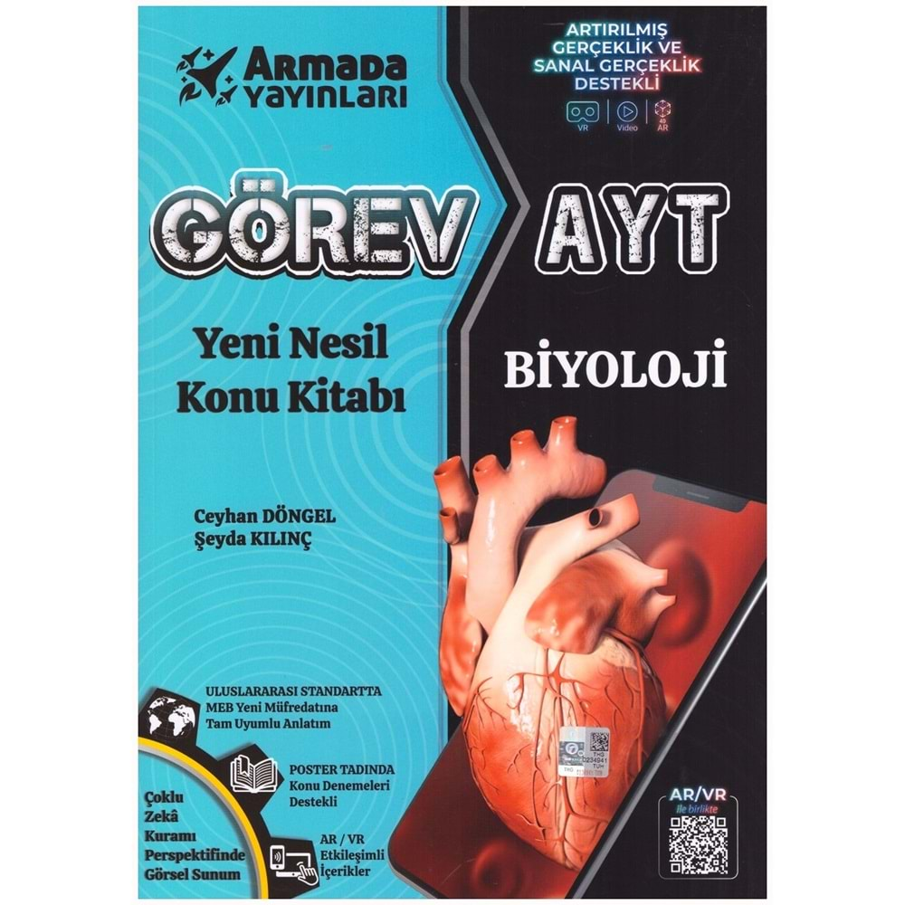 ARMADA GÖREV AYT BİYOLOJİ YENİ NESİL KONU KİTABI