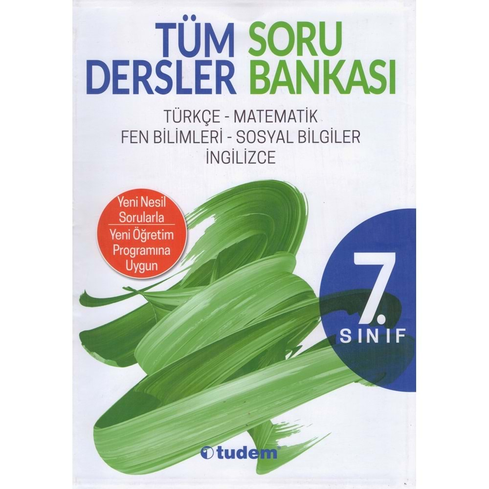 TUDEM 7.SINIF TÜM DERSLER SORU BANKASI