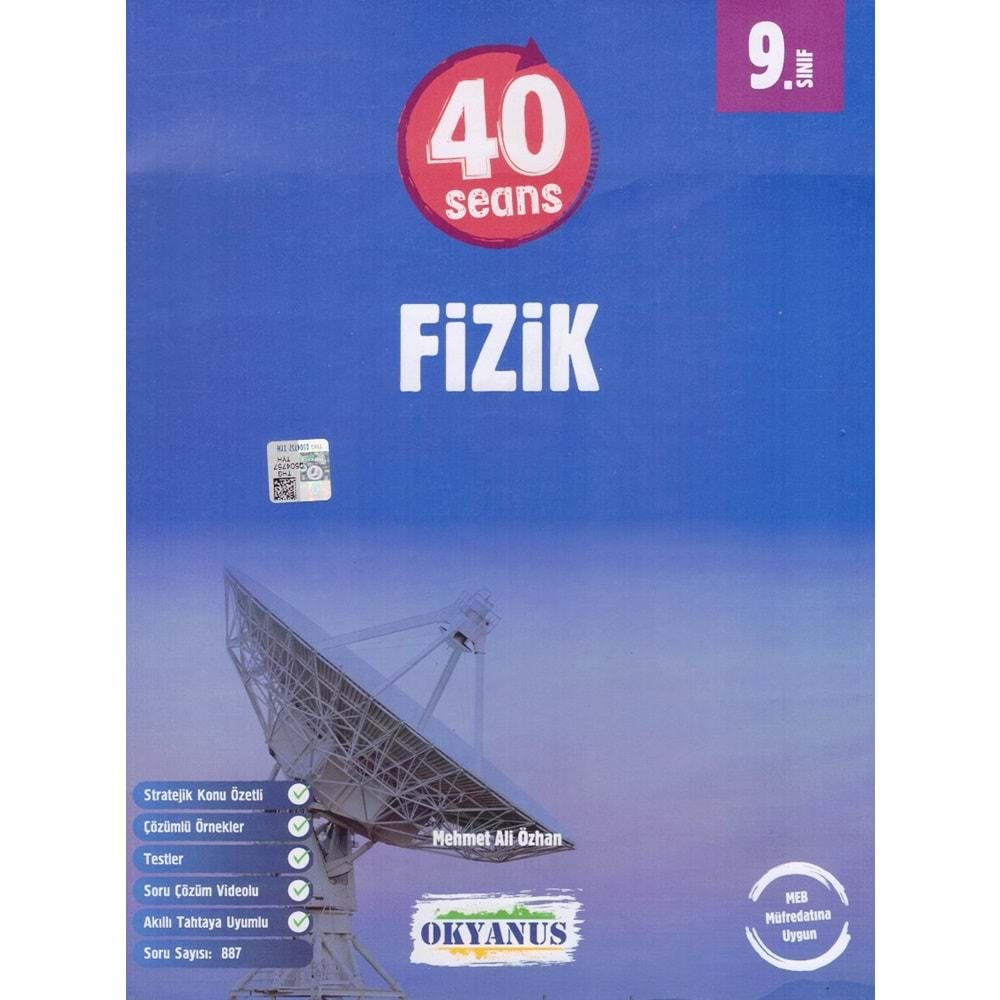 OKYANUS 9.SINIF 40 SEANSTA FİZİK