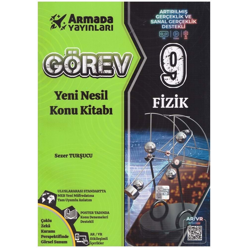 ARMADA 9.SINIF GÖREV FİZİK YENİ NESİL KONU KİTABI