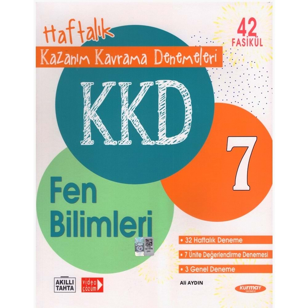 KURMAY 7.SINIF FEN BİLİMLERİ KAZANIM KAVRAMA DENEMELERİ