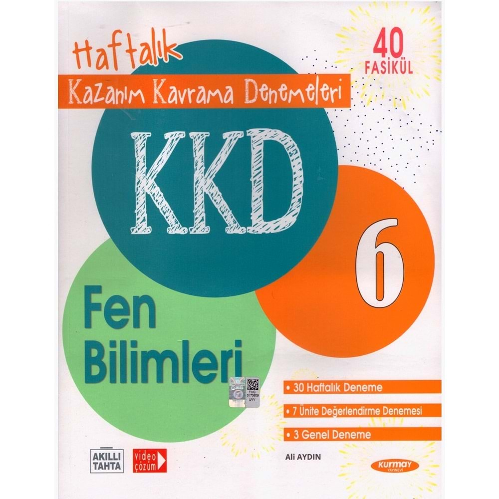 KURMAY 6.SINIF FEN BİLİMLERİ KAZANIM KAVRAMA DENEMELERİ