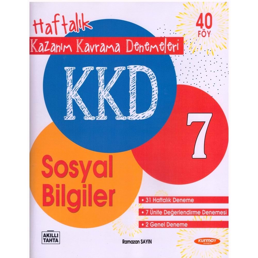 KURMAY 7.SINIF SOSYAL BİLGİLER KAZANIM KAVRAMA DENEMELERİ