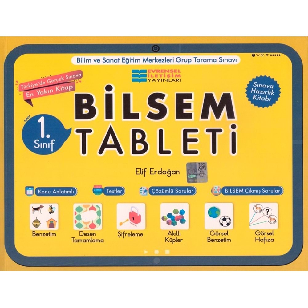 EVRENSEL 1.SINIF BİLSEM TABLETİ