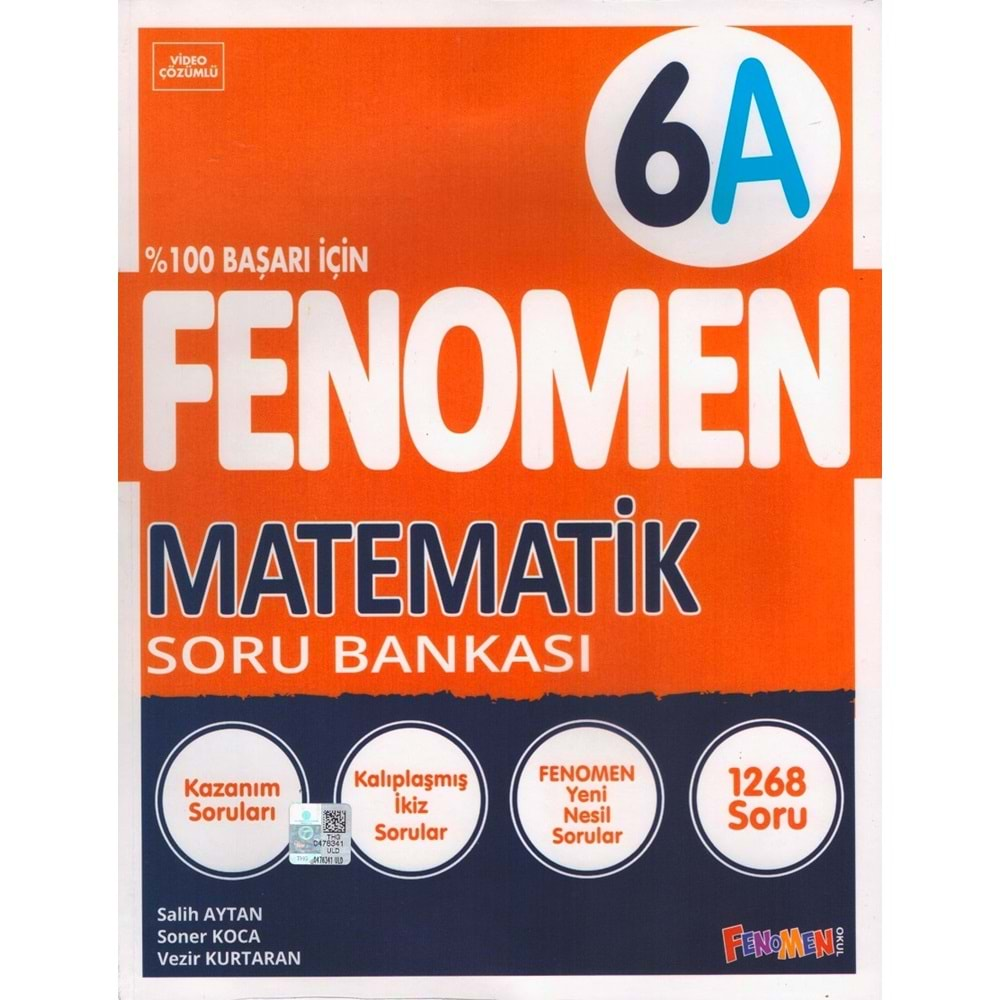 FENOMEN 6.SINIF MATEMATİK SORU BANKASI-A