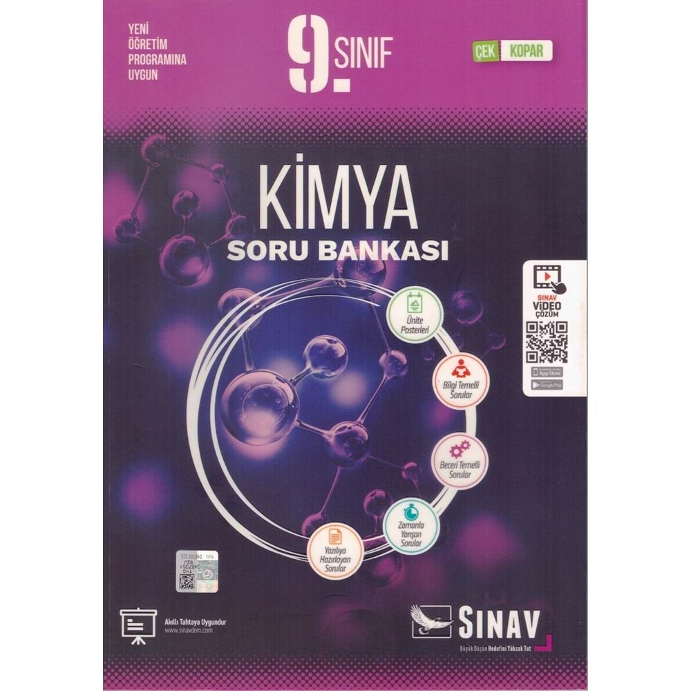 SINAV 9.SINIF KİMYA SORU BANKASI