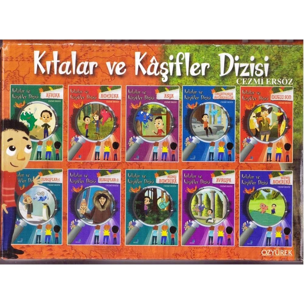 ÖZYÜREK KITALAR VE KAŞİFLER DİZİSİ ( 10 KİTAP )