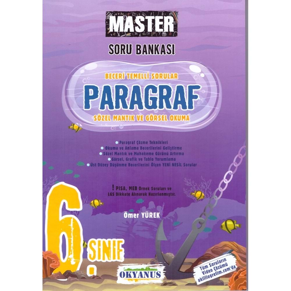 OKYANUS 6.SINIF MASTER PARAGRAF SORU BANKASI