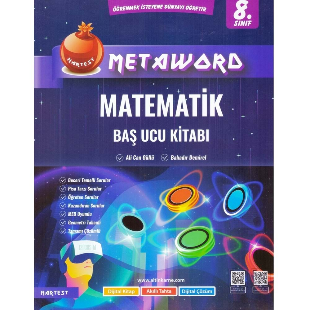 NARTEST 8.SINIF MATEMATİK METAWORD BAŞ UCU KİTABI