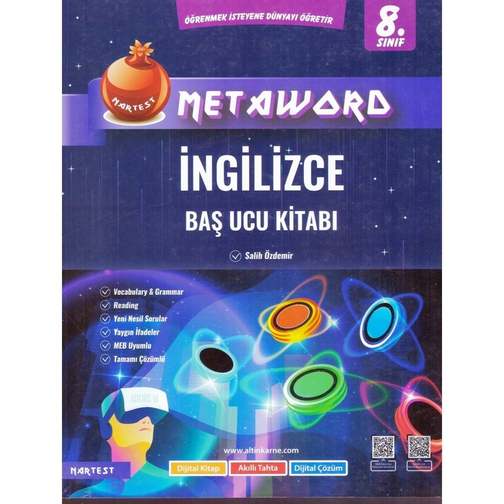 NARTEST 8.SINIF İNGİLİZCE METAWORD BAŞ UCU KİTABI