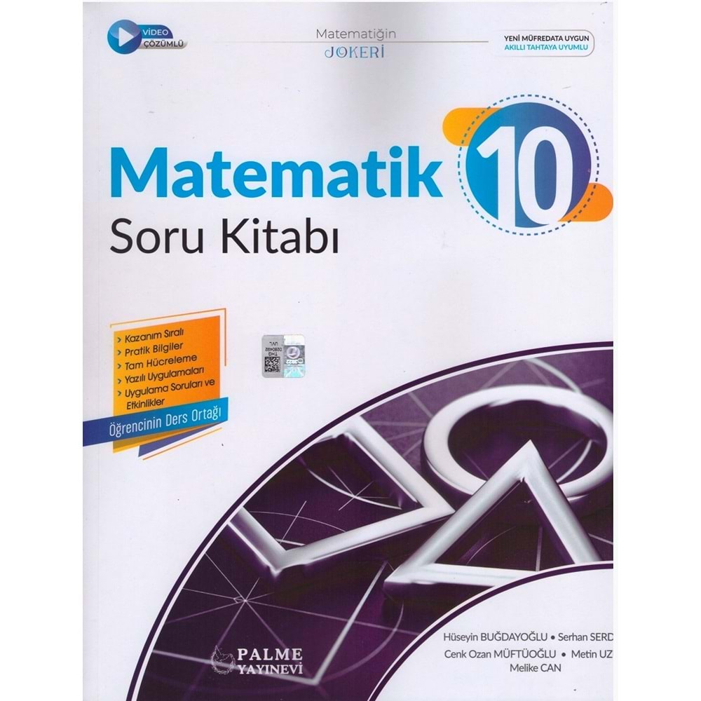 PALME 10.SINIF JOKER MATEMATİK SORU KİTABI