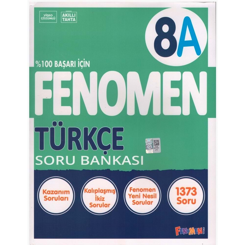 FENOMEN 8.SINIF TÜRKÇE SORU BANKASI-A