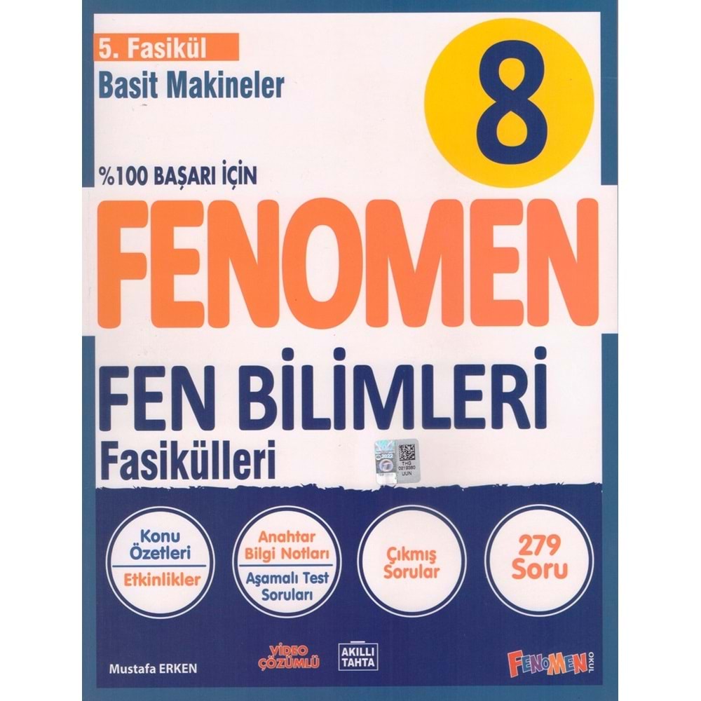 FENOMEN 8.SINIF FEN BİLİMLERİ 5.FASİKÜL ( BASİT MAKİNELER )
