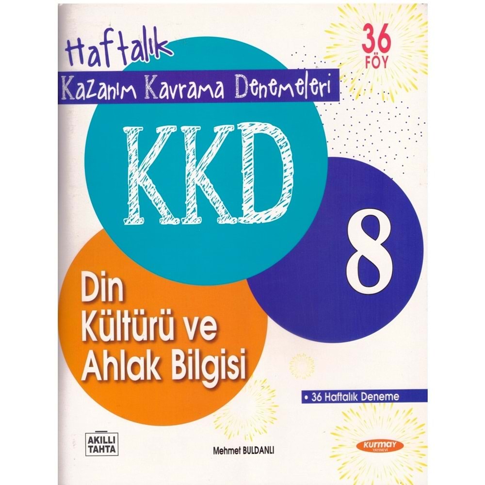 KURMAY 8.SINIF DİN KÜLTÜRÜ KAZANIM KAVRAMA DENEMELERİ