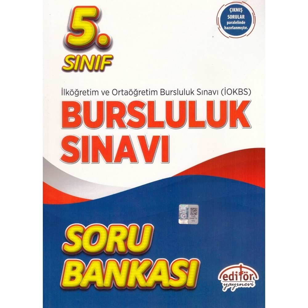 EDİTÖR 5.SINIF BURSLULUK SINAVI GÜNCEL SORU BANKASI