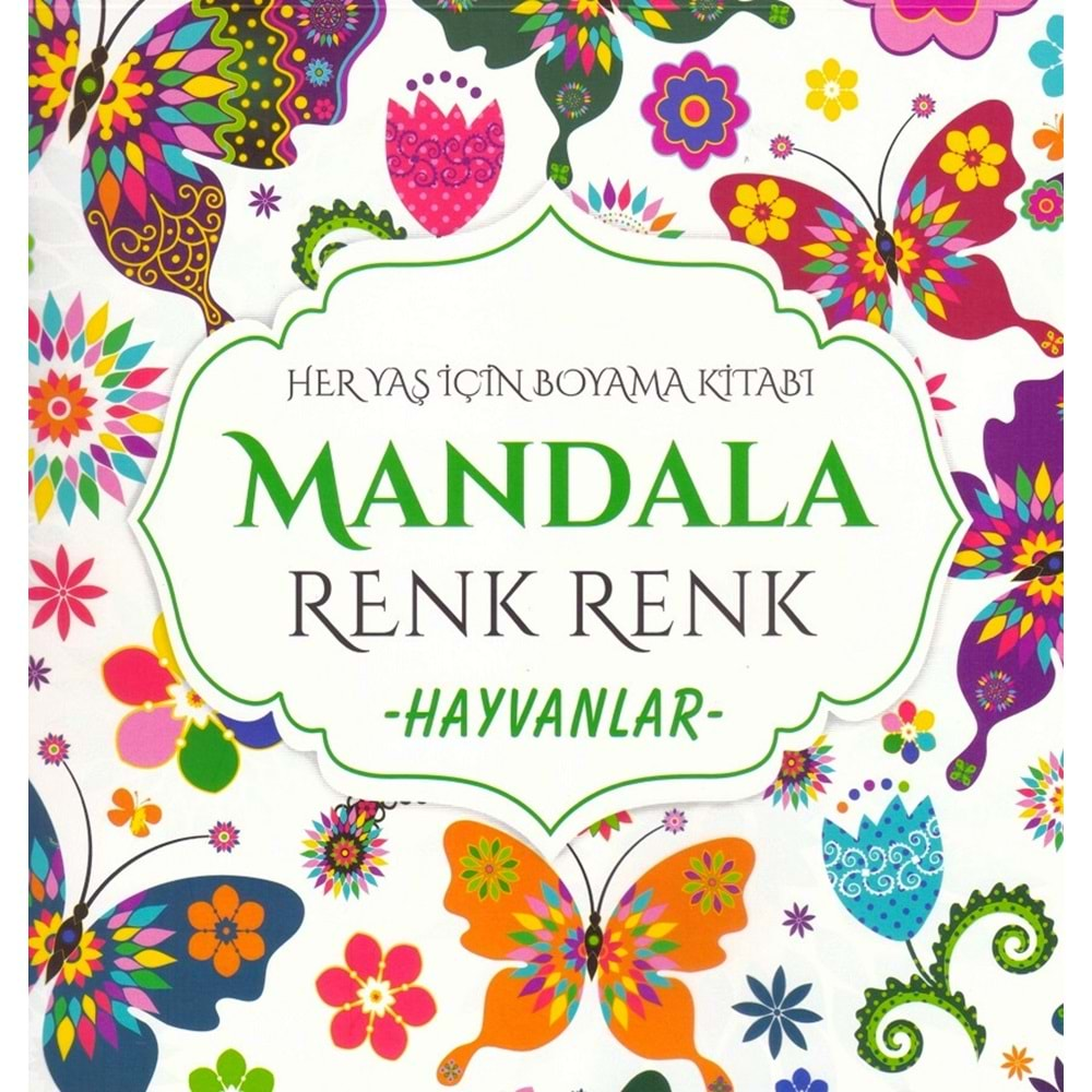 EVRENSEL MANDALA RENK RENK-HAYVANLAR