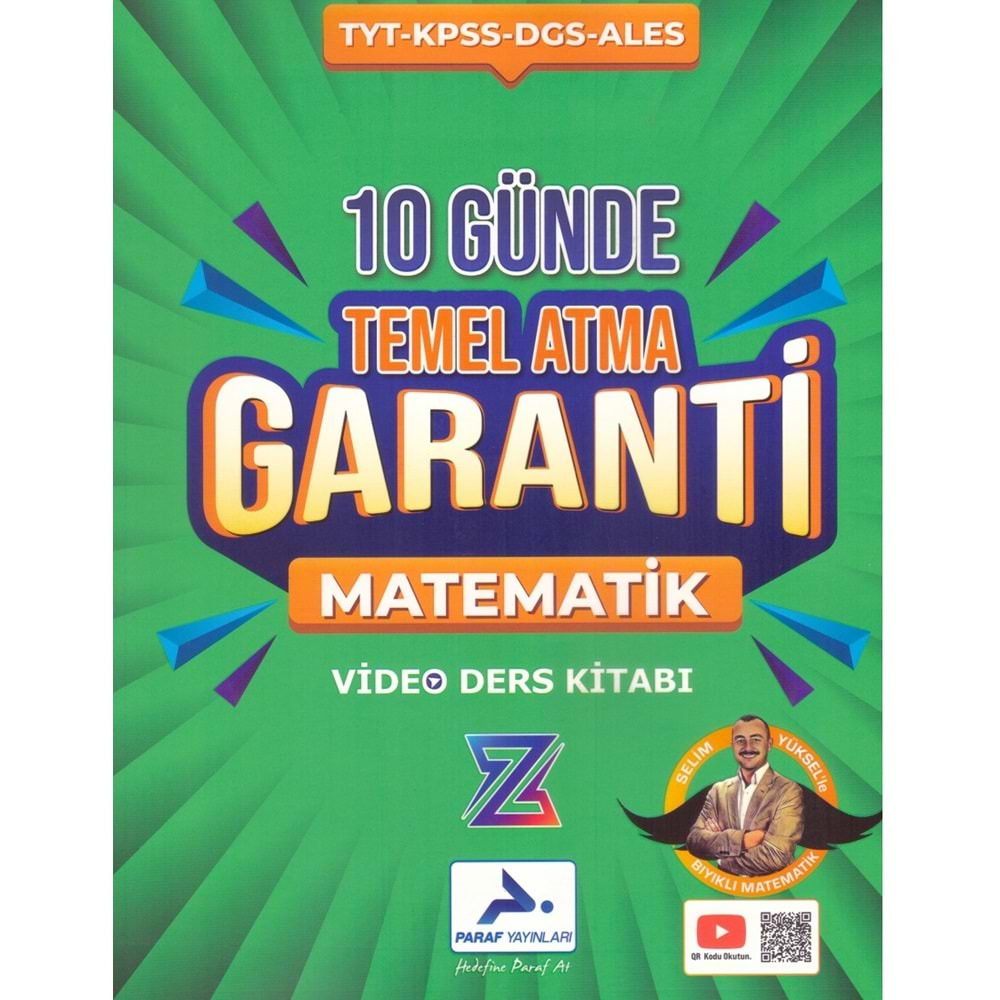 PARAF Z TAKIM MATEMATİK-10 GÜNDE TEMEL ATMA