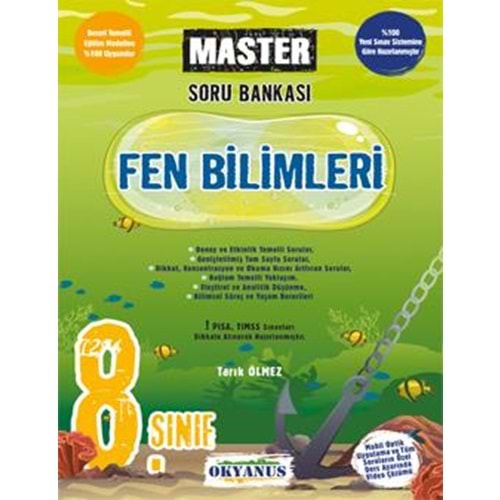 OKYANUS 8.SINIF MASTER FEN BİLİMLERİ SORU BANKASI