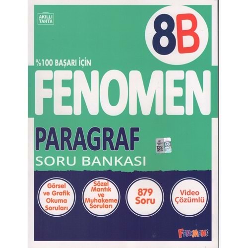 FENOMEN 8.SINIF PARAGRAF SORU BANKASI-B
