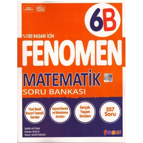 FENOMEN 6.SINIF MATEMATİK SORU BANKASI-B