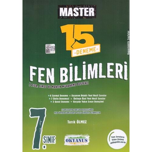 OKYANUS 7.SINIF MASTER FEN BİLİMLERİ 15 DENEME