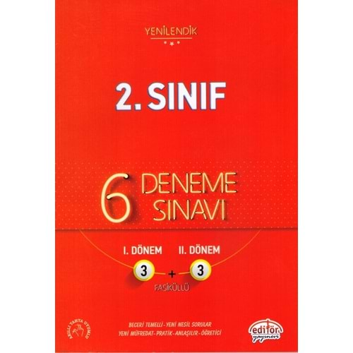 EDİTÖR 2.SINIF 3+3 FASİKÜLLÜ DENEME