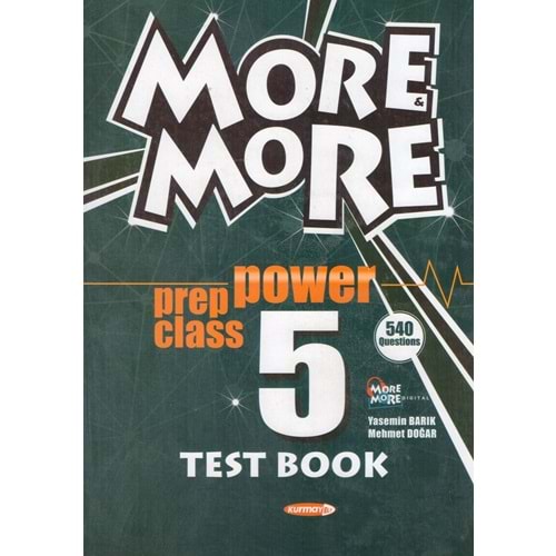 MORE MORE 5.SINIF POWER TEST BOOK