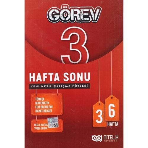 NİTELİK 3.SINIF GÖREV HAFTA SONU YENİ NESİL ÇALIŞMA FÖYLERİ