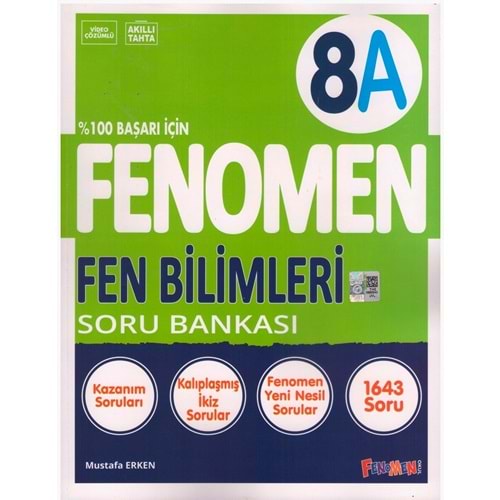 FENOMEN 8.SINIF FEN BİLİMLERİ SORU BANKASI-A