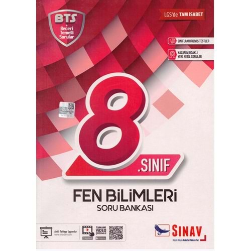 SINAV 8.SINIF BTS FEN BİLİMLERİ SORU BANKASI