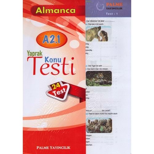PALME ALMANCA A2.1 YAPRAK KONU TESTİ