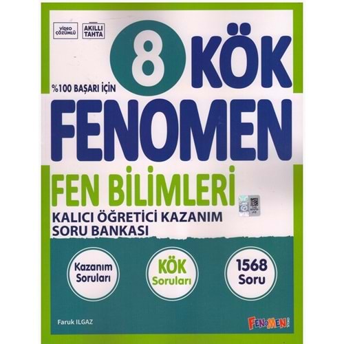 FENOMEN 8.SINIF KÖK FEN BİLİMLERİ SORU BANKASI