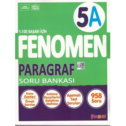 FENOMEN 5.SINIF PARAGRAF SORU BANKASI-A