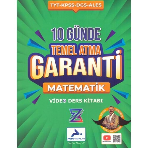 PARAF Z TAKIM MATEMATİK-10 GÜNDE TEMEL ATMA